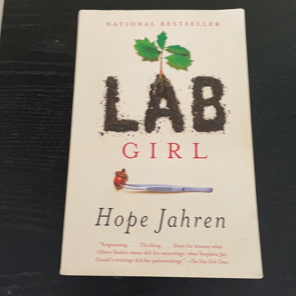 Book Lab Girl by Hope Jahren Softcover Like New Memoir
